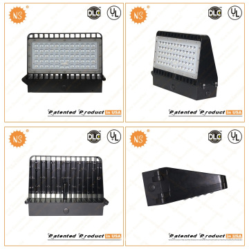 100W 150W UL (E478737) Dlc Listado LED Wall Mount Luzes